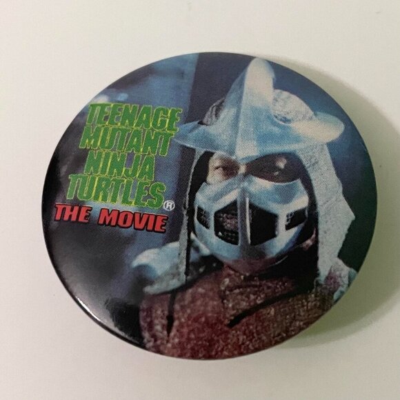 Vintage 1990 Lot of 6 TMNT Ninja Turtles Buttons 1.25 Inch - Picture 16 of 16